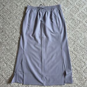 Womens Athleta  Maxi Skirt - Side Slits, Pockets -‎ Purple Small Petite SP